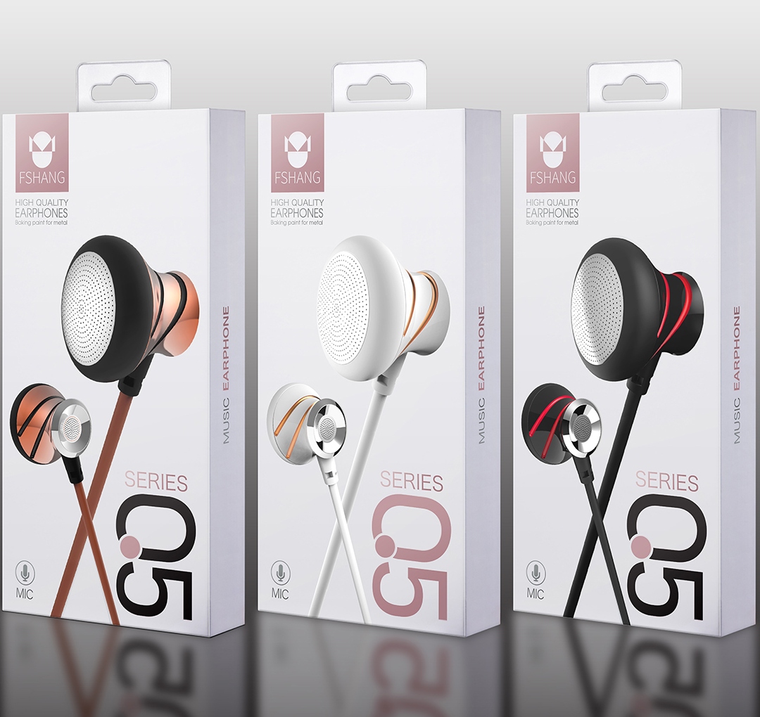 Fshang Smartphones Headset - Q5 Series - White 