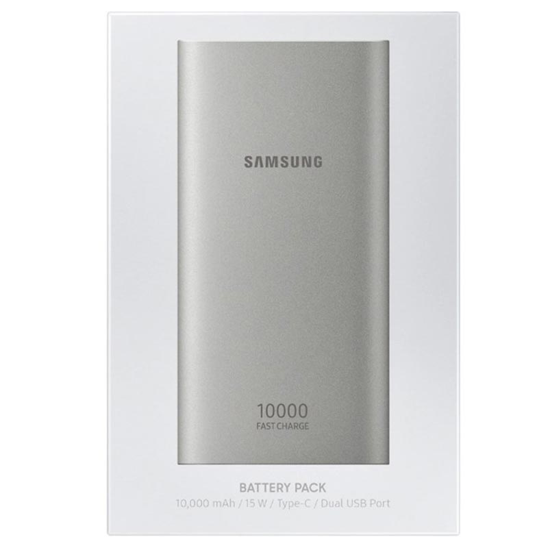 Samsung Fast Charge External Powerbank 10.000 mAh - EB-P1100CSEGWW - Silver