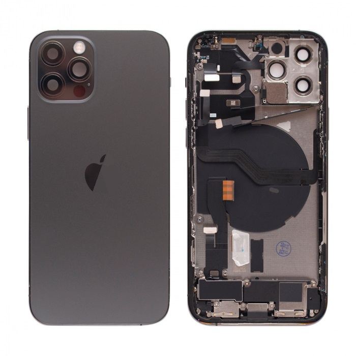 Apple iPhone 12 Pro Backcover - With Small Parts - Refurbished - Graphite