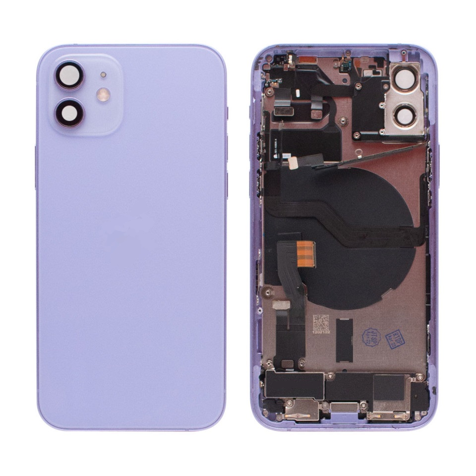 Apple iPhone 12 Backcover - With Small Parts - Refurbished - Violet
