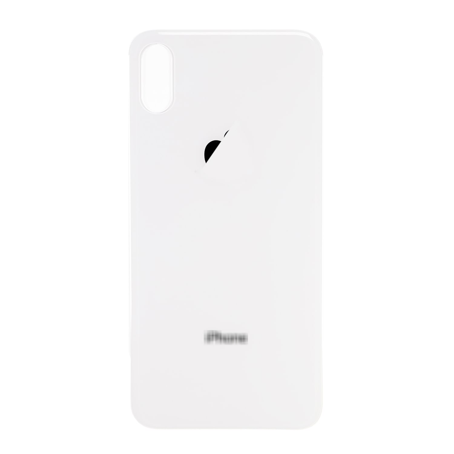Apple iPhone XS Backcover Glass - (Wide Camera Opening) - Silver