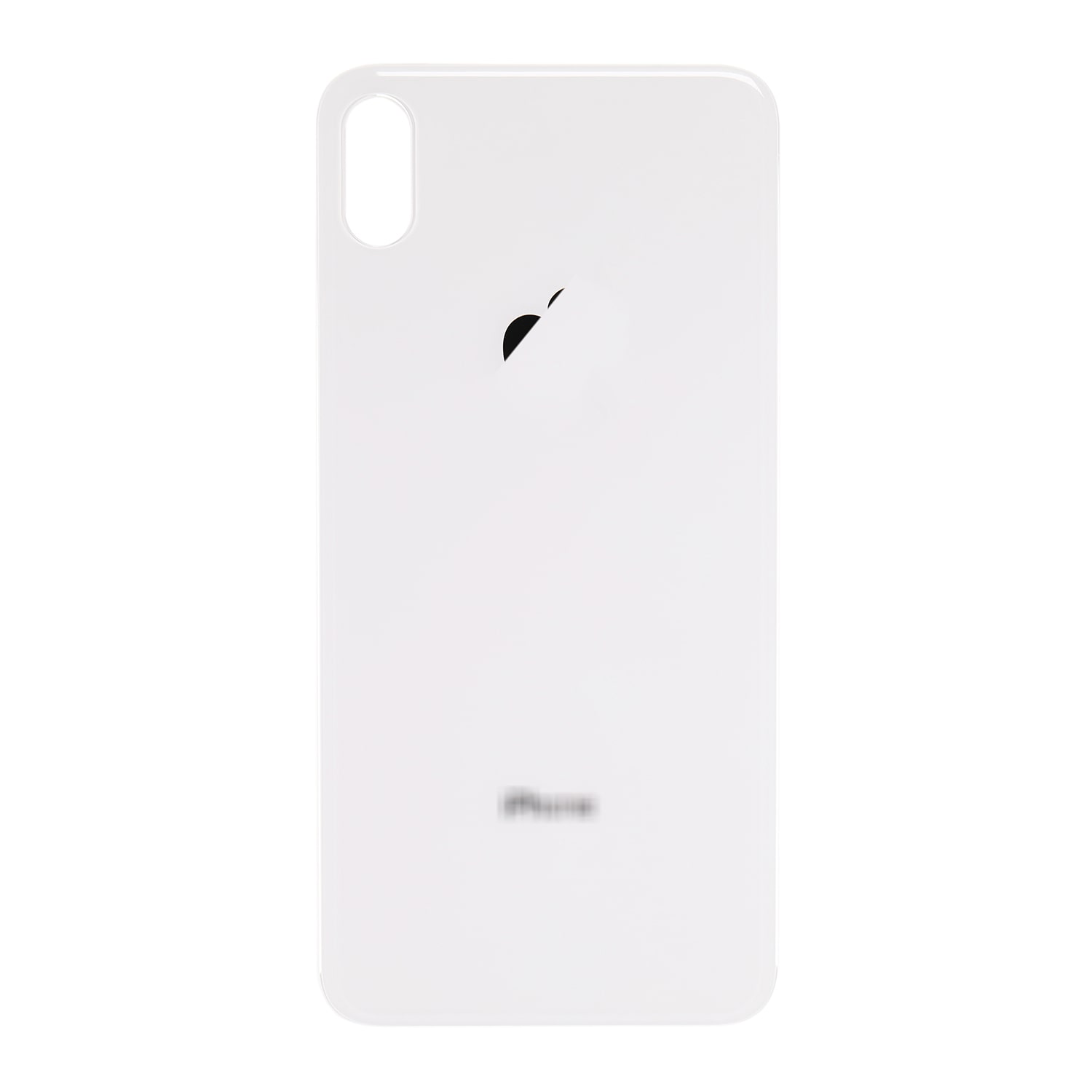 Apple iPhone XS Max Backcover Glass - (Wide Camera Opening) - Silver