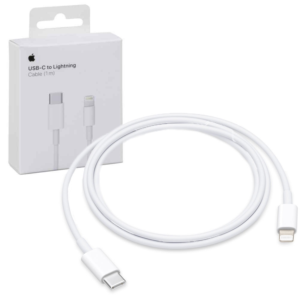 Apple USB-C to Lightning Cable - 1 meter - Retail Packing - AP-MQGJ2ZM/A/MX0K2ZM/A/MM0A3ZM/A/MUQ93ZM/A - Retail Packing 1 Meter