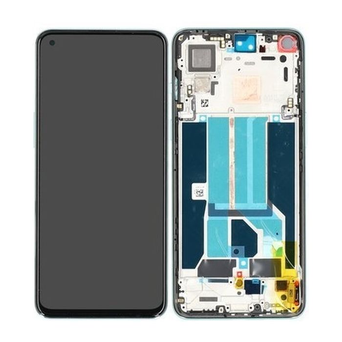 OnePlus Nord 2 5G (DN2101) LCD Display + Touchscreen + Frame - 2011100360/4907923 - Grey