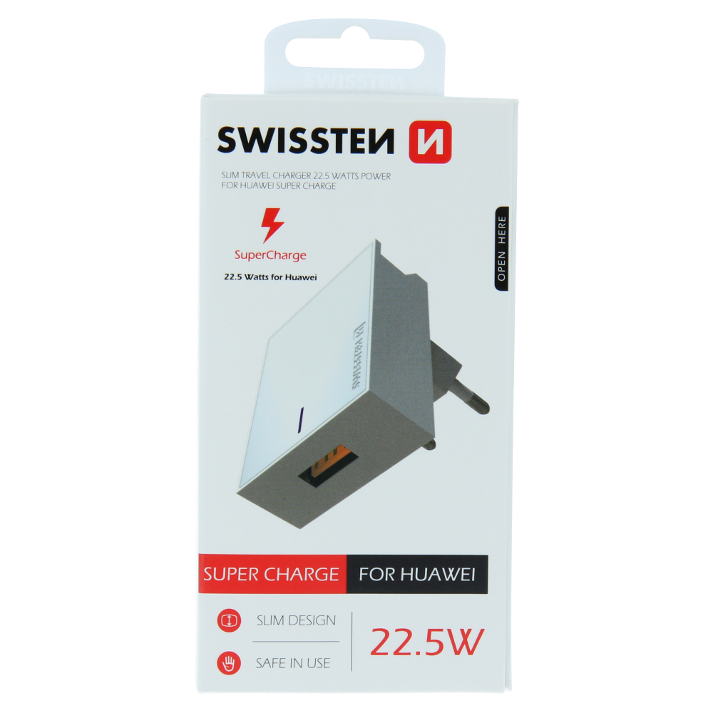 Swissten SuperCharge Travel Charger (22.5W) - 22049800 - White