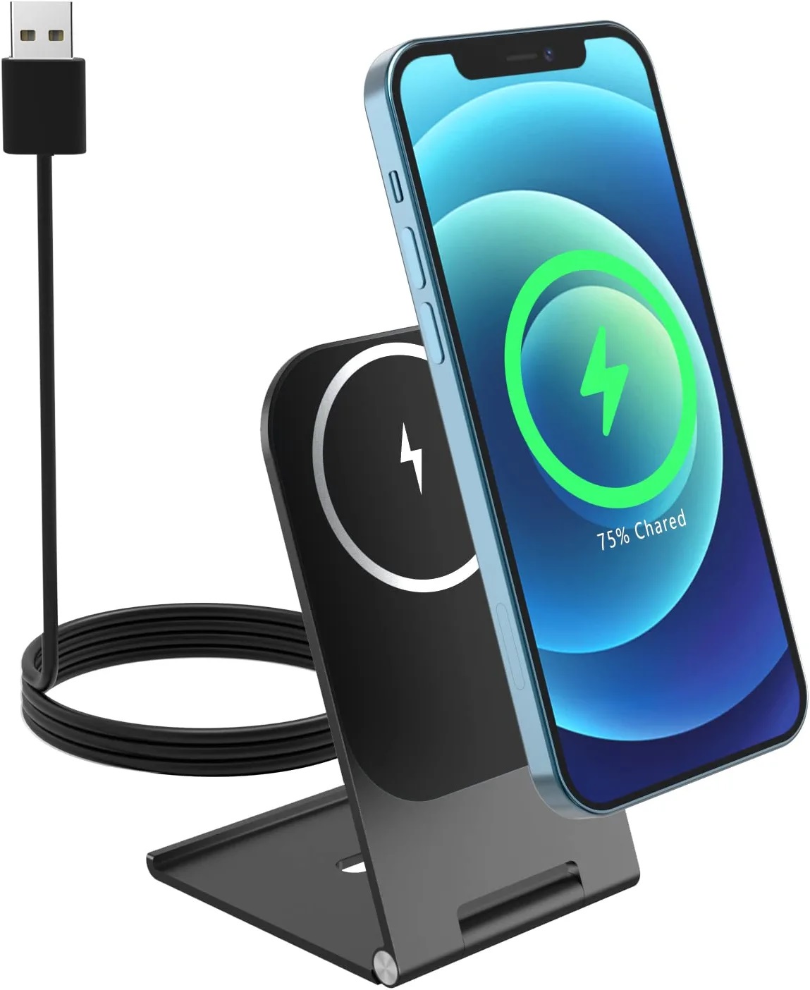 Swissten Magsafe Wireless Charging Stand - 22055518 - Black