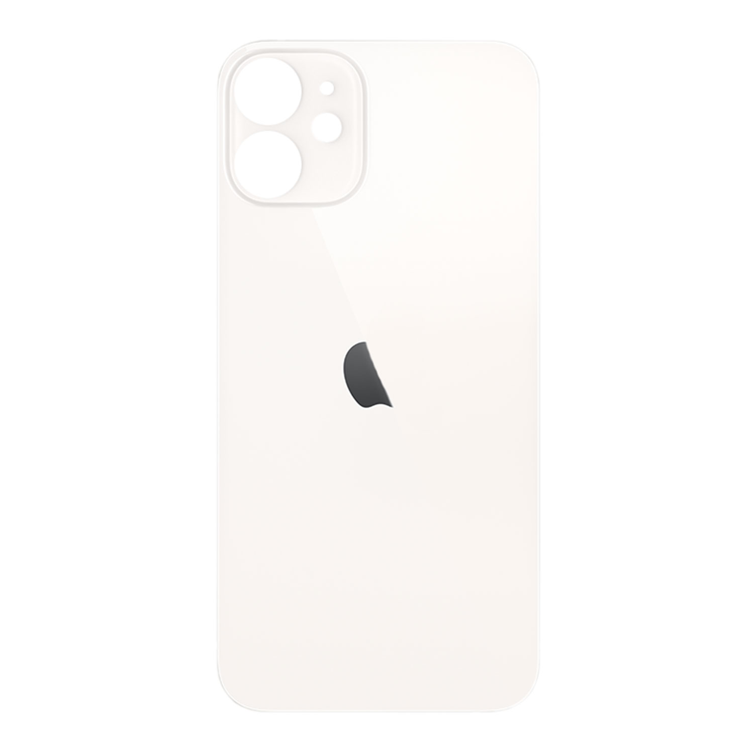 Apple iPhone 12 Mini Backcover Glass - (Wide Camera Opening) - White