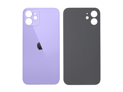 Apple iPhone 12 Mini Backcover Glass - (Wide Camera Opening) - Purple