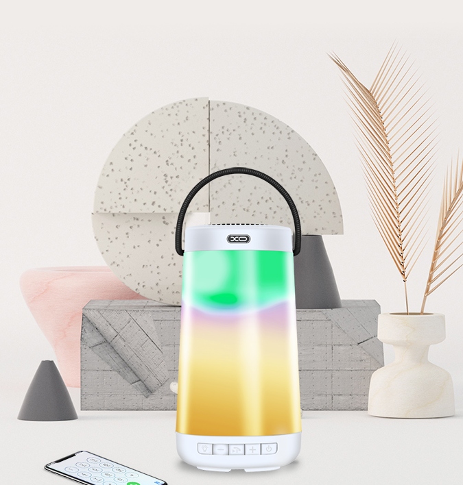 XO LED Portable Bluetooth Wireless Speaker - F11 - White