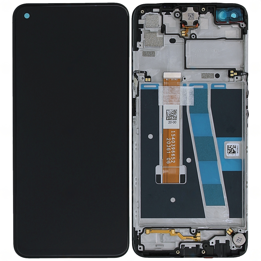 Oppo A52 (CPH2061) LCD Display + Touchscreen + Frame - 4904028 - Black