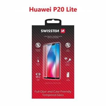 Swissten Huawei P20 Lite (ANE-LX1) Tempered Glass - 54501708 - Full Glue - Black