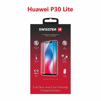 Swissten P30 Lite (MAR-LX1M)/P30 Lite New Edition (MAR-L21BX) Tempered Glass - 54501723 - Full Glue - Black