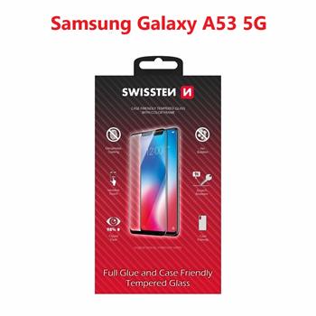 Swissten SM-A536B Galaxy A53 5G Tempered Glass - 54501819 - Full Glue - Black