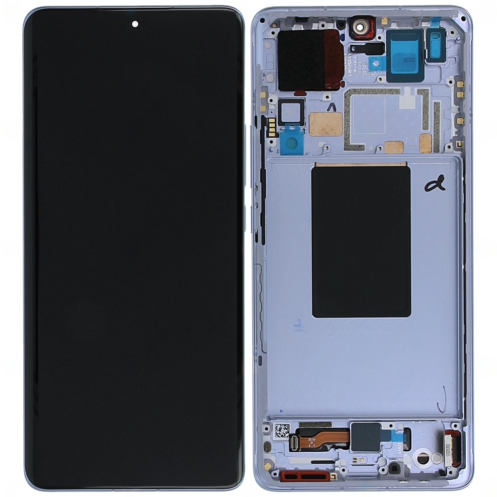 Xiaomi 12 Pro (2201122C)/12S Pro (2206122SC) LCD Display + Touchscreen + Frame - 56000400L200/56000900L200 - Blue