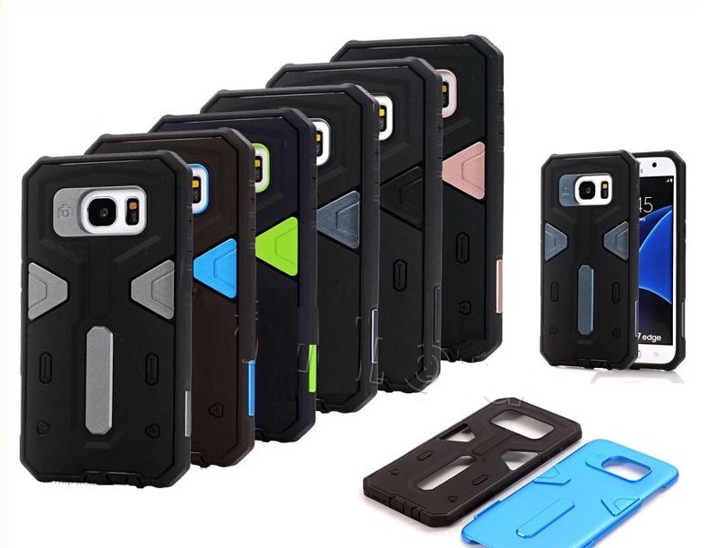 Samsung Fashion Case G920F Galaxy S6 Hard Case  - Defender Series - Grey