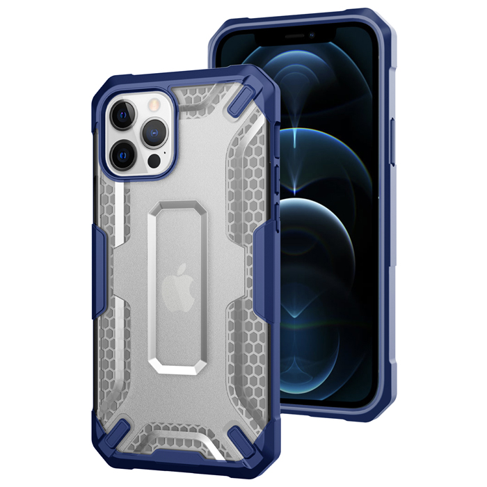 Livon Survival Shield Case for iPhone 12/12 Pro - Navy Blue