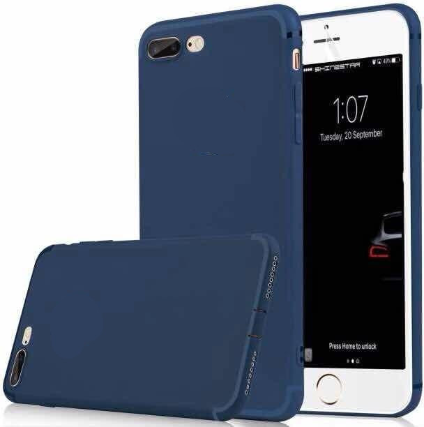 Oucase Apple iPhone 7 Plus/iPhone 8 Plus TPU Case - Seiitsu Series - Dark Blue