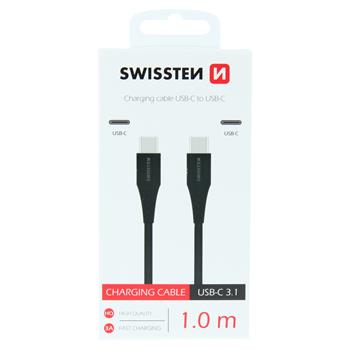 Swissten Type-C To Type-C USB Cable - 71506515 - 1m - Black