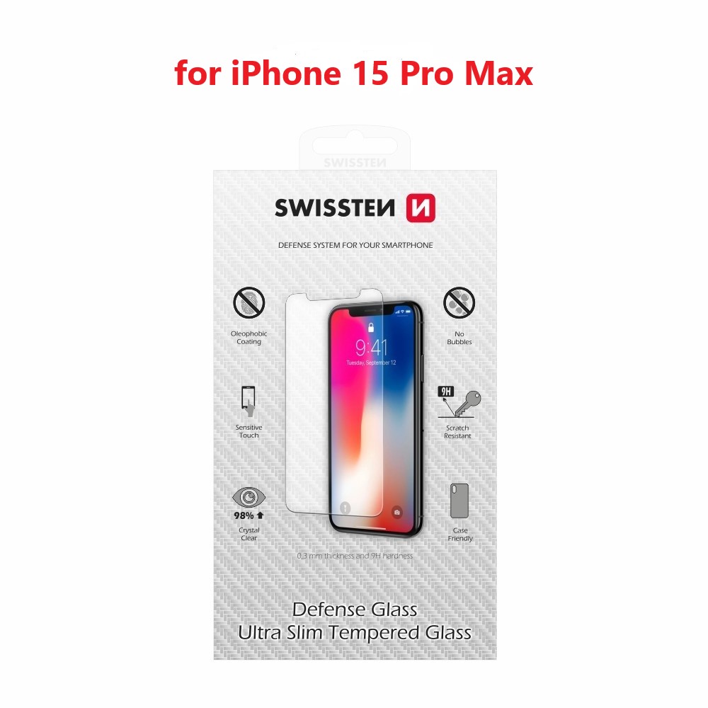 Swissten iPhone 15 Pro Max Tempered Glass - 74517963