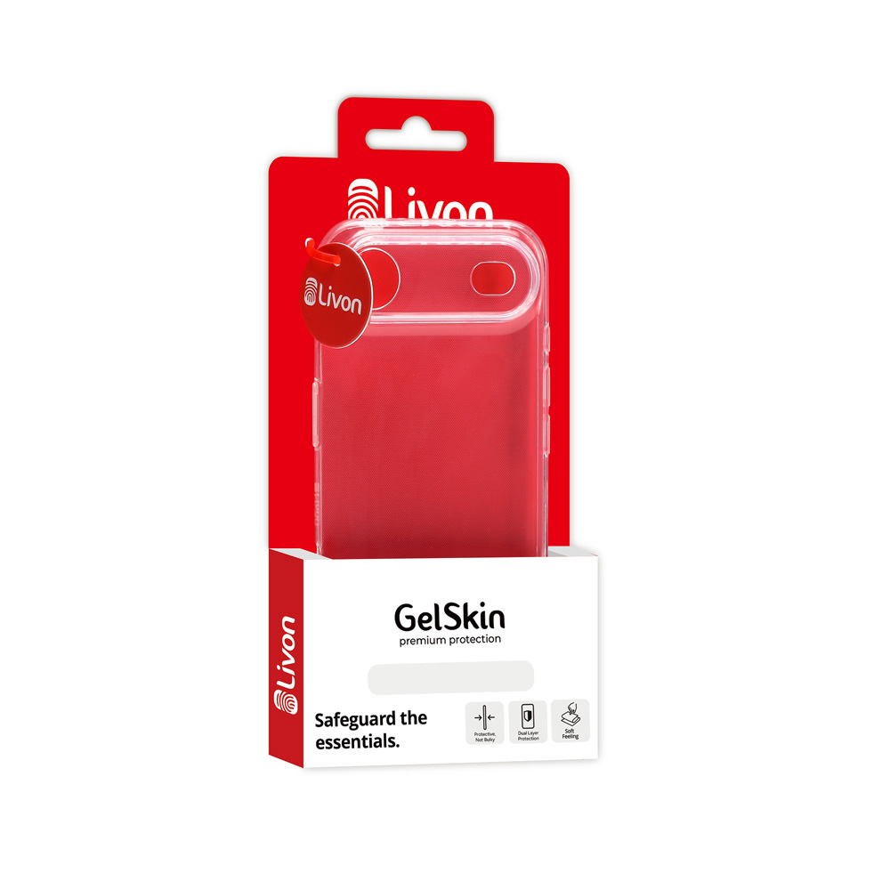 Livon iPhone 16e Gelskin  - Transparant