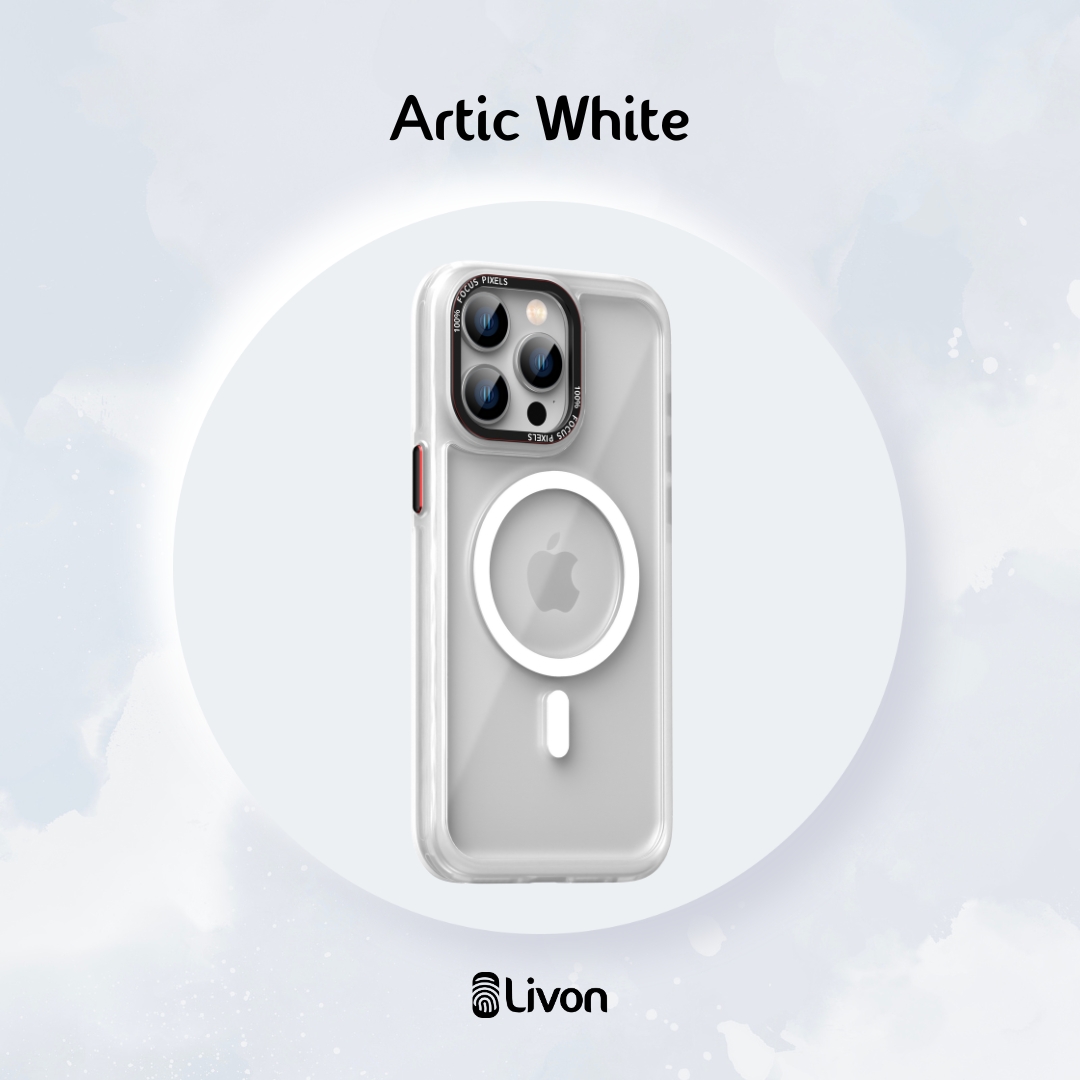 Livon iPhone 15 PowerSkin - Artic White