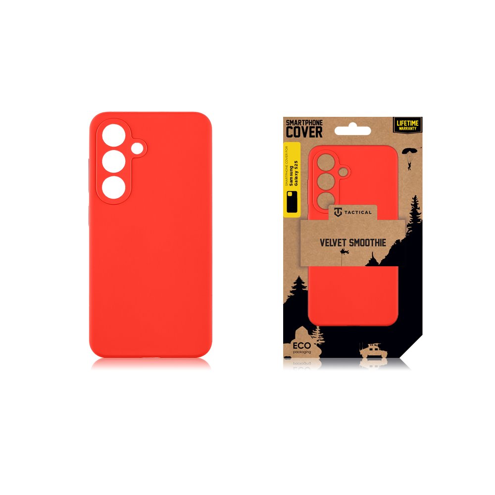 Tactical SM-S936B Galaxy S25 Plus Velvet Smoothie Cover - 8596311267154 - Chilli