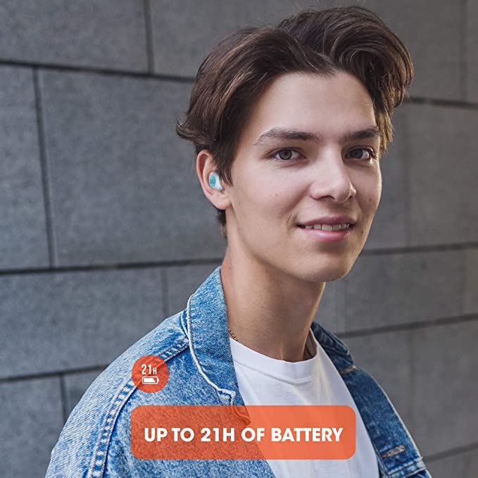 JBL Tune 115 TWS Bluetooth Wireless In-Ear Earbuds - White - EU