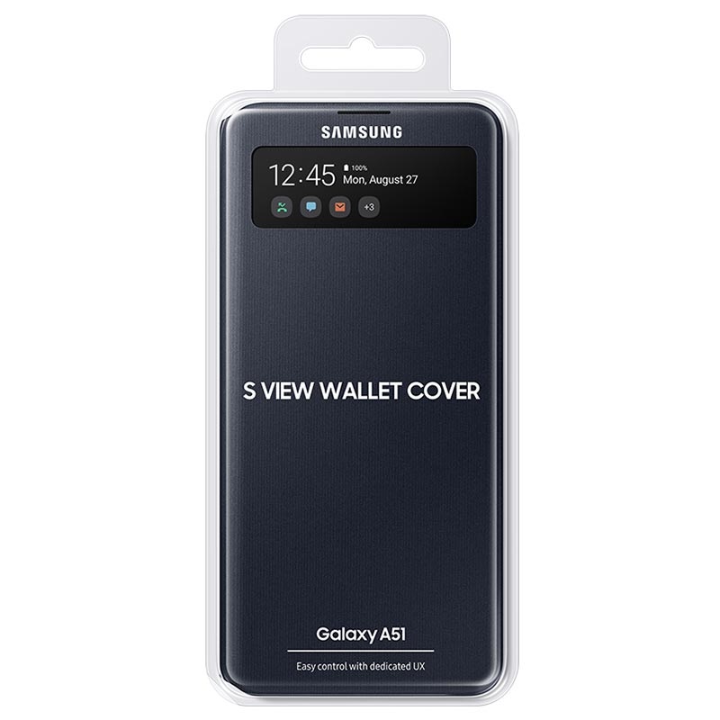 Samsung SM-A515F Galaxy A51 S View Wallet Cover EF-EA515PBEGEU - Black