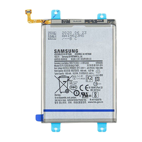 Samsung SM-A217F Galaxy A21s/SM-A125F Galaxy A12/SM-A022F Galaxy A02/SM-M127F Galaxy M12/SM-A127F Galaxy A12 Nacho/SM-A135F Galaxy A13 4G/SM-A137F Galaxy A13/SM-A047F Galaxy A04s Battery - GH82-22989A/GH82-28509A/GH43-05016A/GH82-29803A - EB-BA217ABY - 50