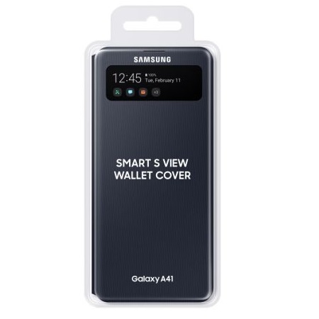 Samsung SM-A415F Galaxy A41 S View Wallet Cover EF-EA415PBEGEU - Black