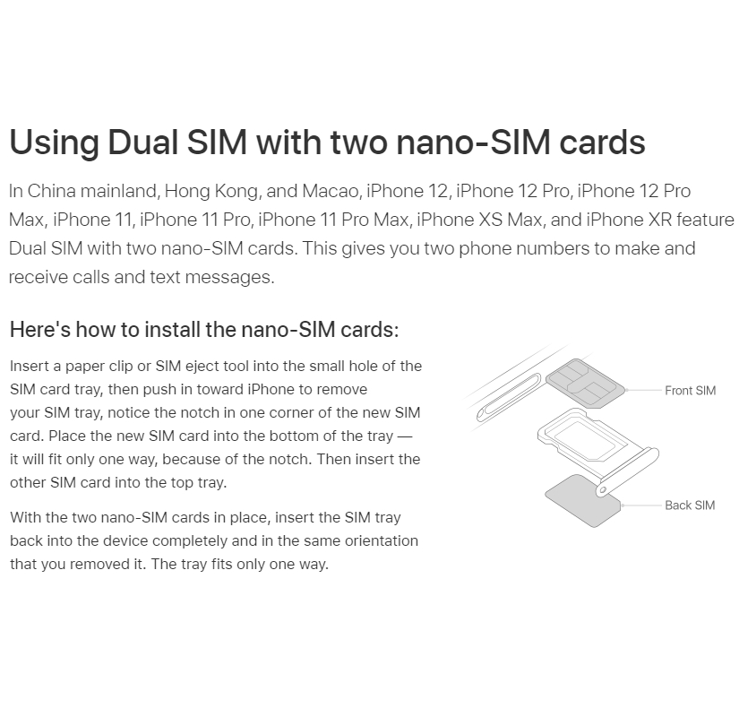 Apple iPhone 12 Pro - 128GB - Dual SIM(HK Spec) - Graphite