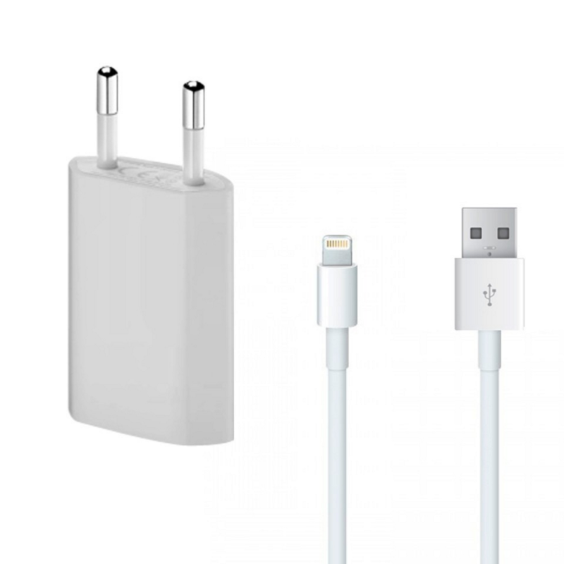 Universal Retail Box for Mobile Phone - For iPhone 6G to iPhone 15 Pro Max -  Incl Charger/Cable - White