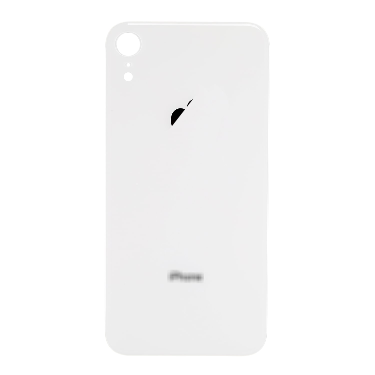Apple iPhone XR Backcover Glass - (Wide Camera Opening) - White