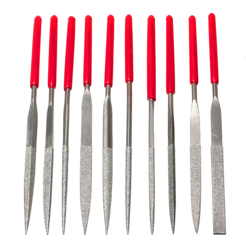 Diamond Files - Set Of 10 Pieces - 160*4 mm
