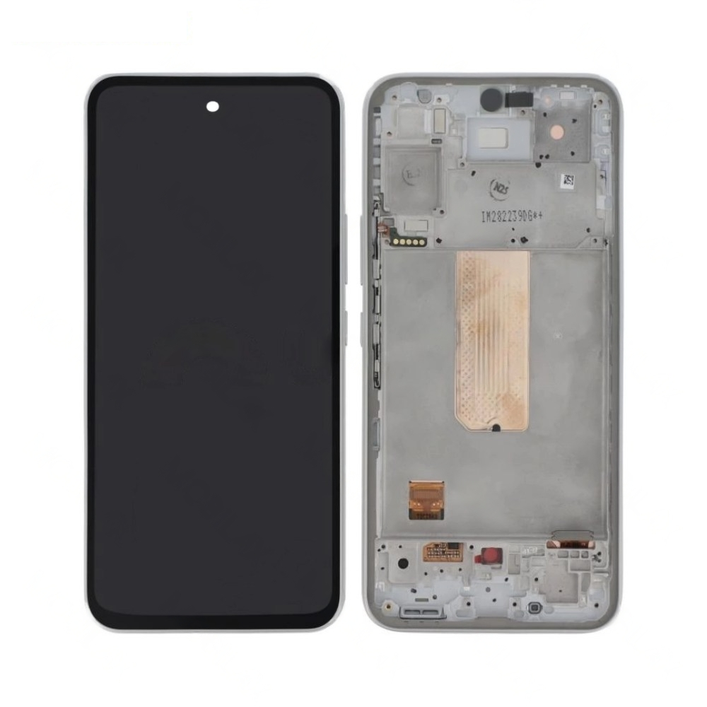 Samsung SM-A546B Galaxy A54 LCD Display + Touchscreen + Frame - GH82-31231B/GH82-31232B - White
