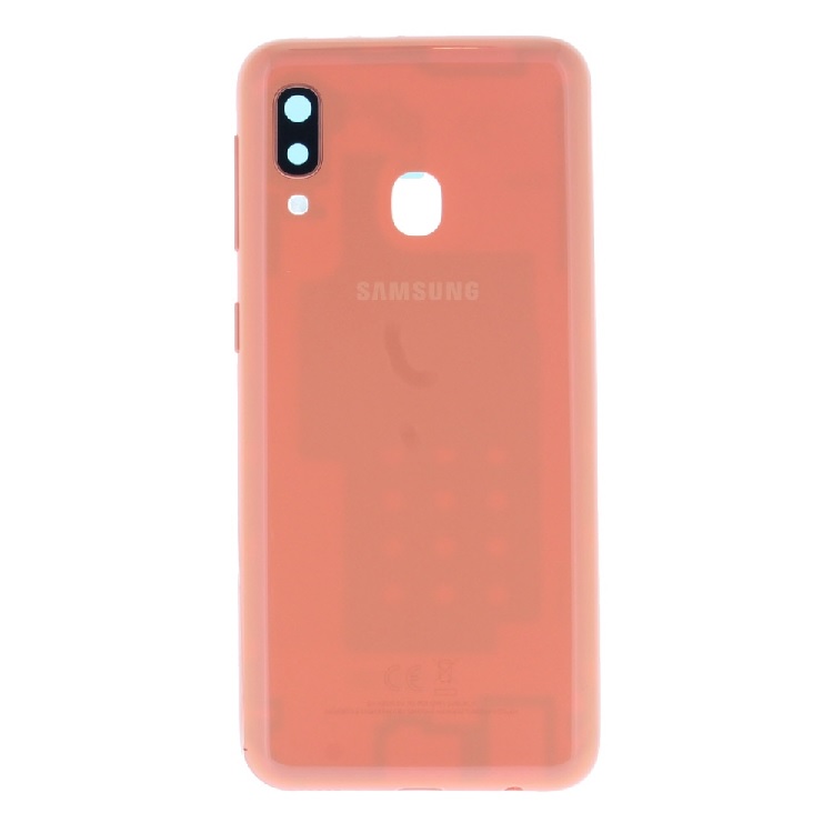 Samsung SM-A202F Galaxy A20e Backcover - With Camera Lens - Coral