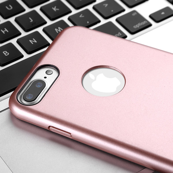 Fshang - Oak Series - iPhone 7/8/SE 2020 TPU Case - Rose Gold 