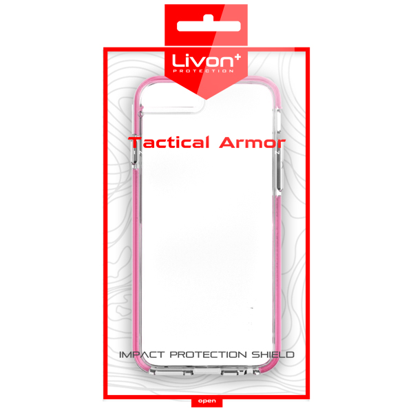 Livon Apple iPhone X/iPhone XS Tactical Armor - Pure Shield - Pink