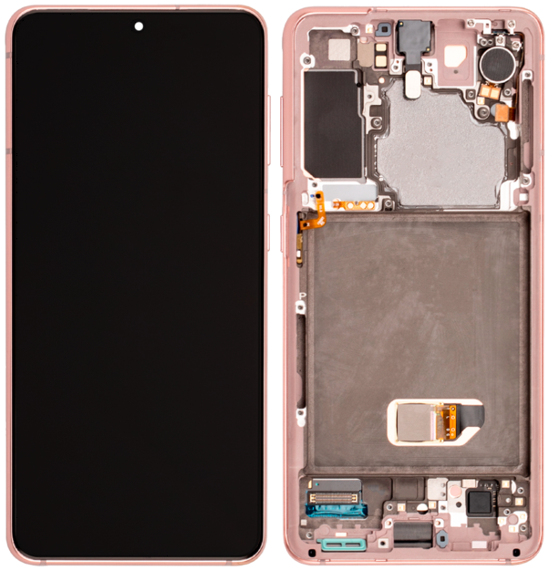 Samsung SM-G991B Galaxy S21 LCD Display + Touchscreen + Frame - GH82-24544D/GH82-24545D - Pink