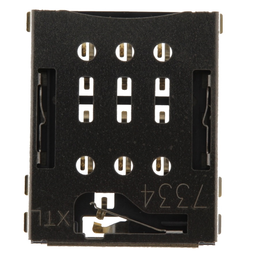 Sony Xperia 10 Plus (I3213, I3223, I4213, I4293)/Xperia XA2 Plus (H3413, H4413, H4493) Simcard reader Connector 23040001J00 (SINGLE-SIM) 