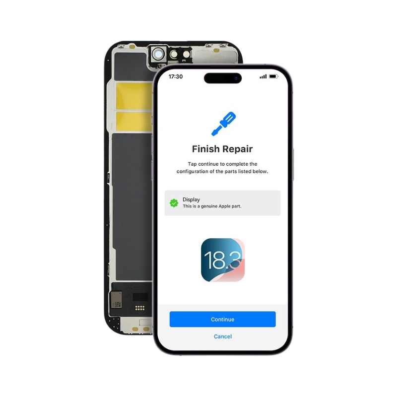 Apple iPhone 13 Pro LCD Display + Touchscreen - REPART - Soft Oled 120Hz  - Diagnostic / No Warning Message - Black