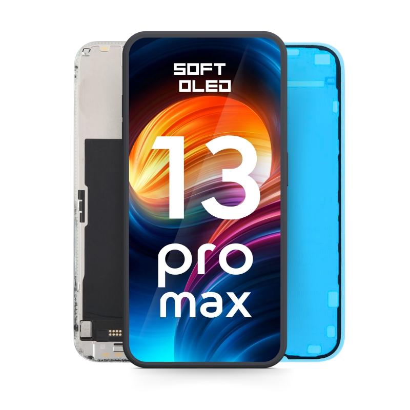 Apple iPhone 13 Pro Max LCD Display + Touchscreen - Soft OLED - 120Hz - Black