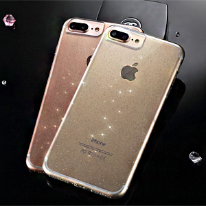 Fshang iPhone 7/iPhone 8/iPhone SE (2020) TPU Case - Stars Series - Clear