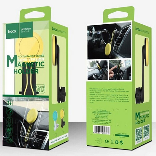 Hoco Air Vent Magnetic Mobile Car Holder - CA17 - Black