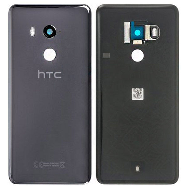 HTC U11+ Backcover - incl. Camera Lens - 74H03462-03M - Ceramic Black