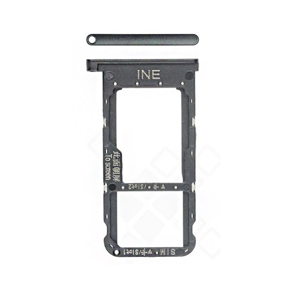 Huawei P Smart+ (INE-LX1) Simcard holder 51661JUE Black