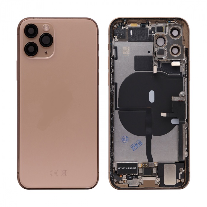 Apple iPhone 11 Pro Backcover - With Small Parts - Refurbished - Gold