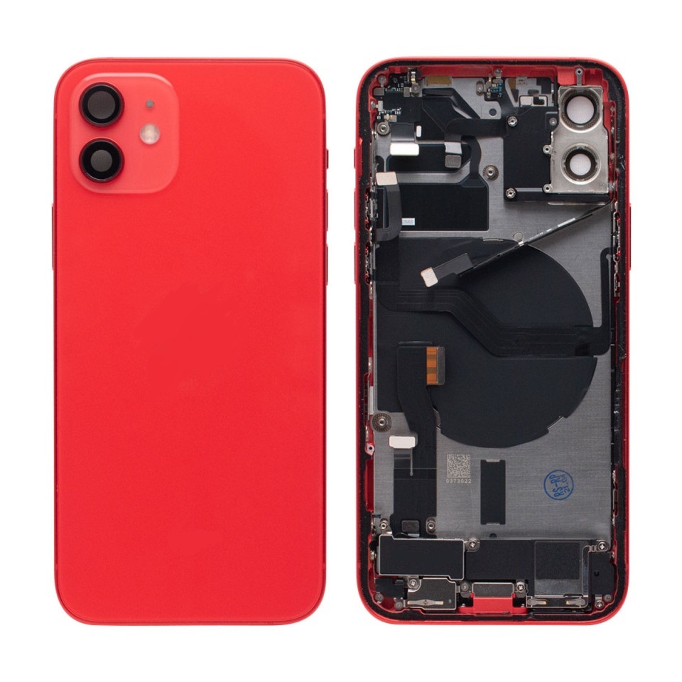 Apple iPhone 12 Backcover - With Small Parts - Refurbished - Red