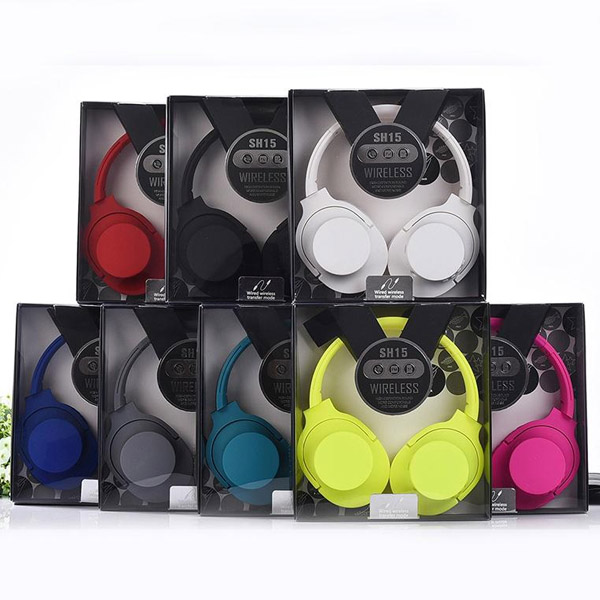 SH15 - Wireless Stereo Bluetooth Headphone - White 