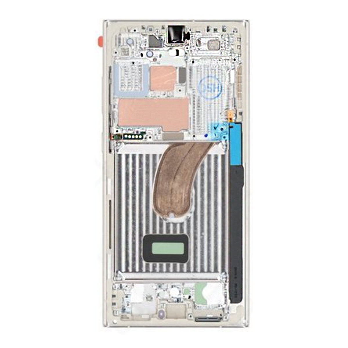 Samsung SM-S918B Galaxy S23 Ultra LCD Frame - GH96-15833B - Cream